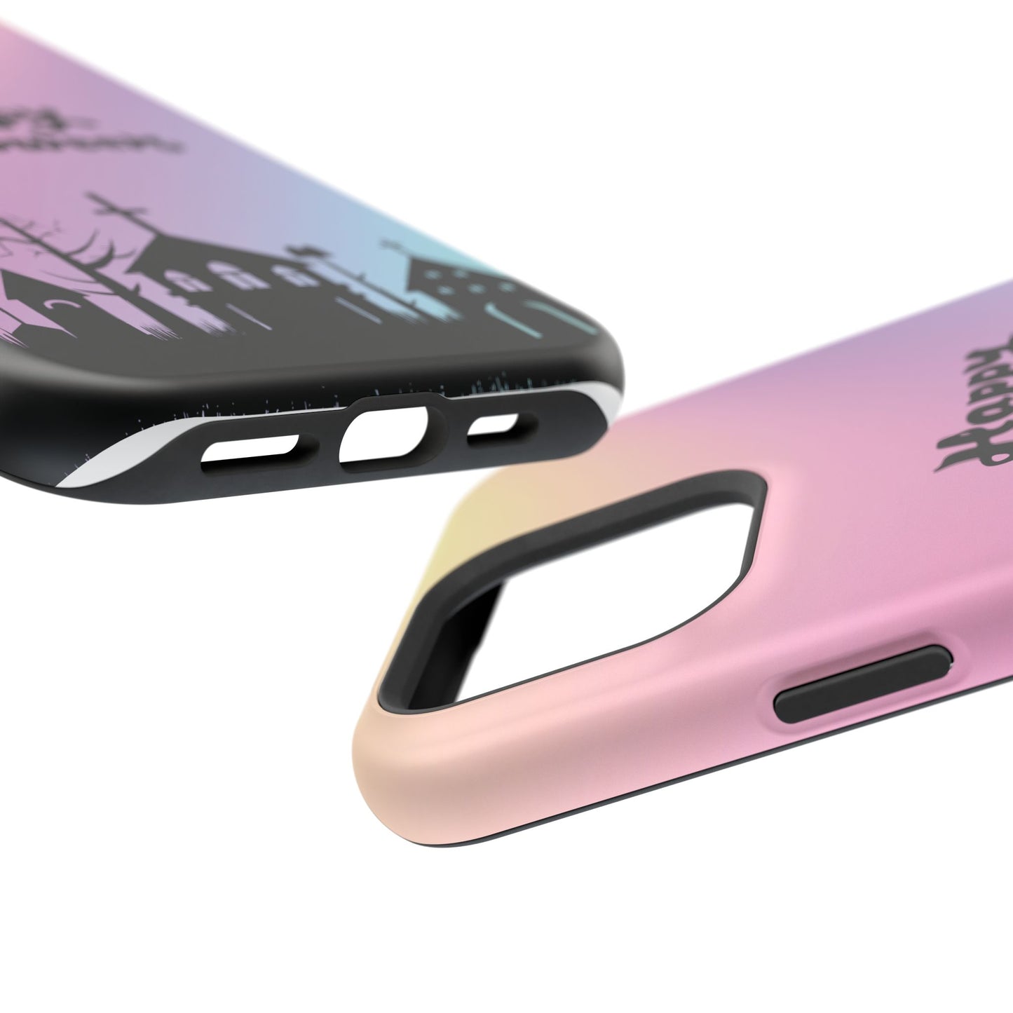 Magnetic Tough Cases, Halloween Gradient Background, Cemetery Halloween Phone Covers, Spooky Magnetic Cases, Ghostly Tough Phone Cases,