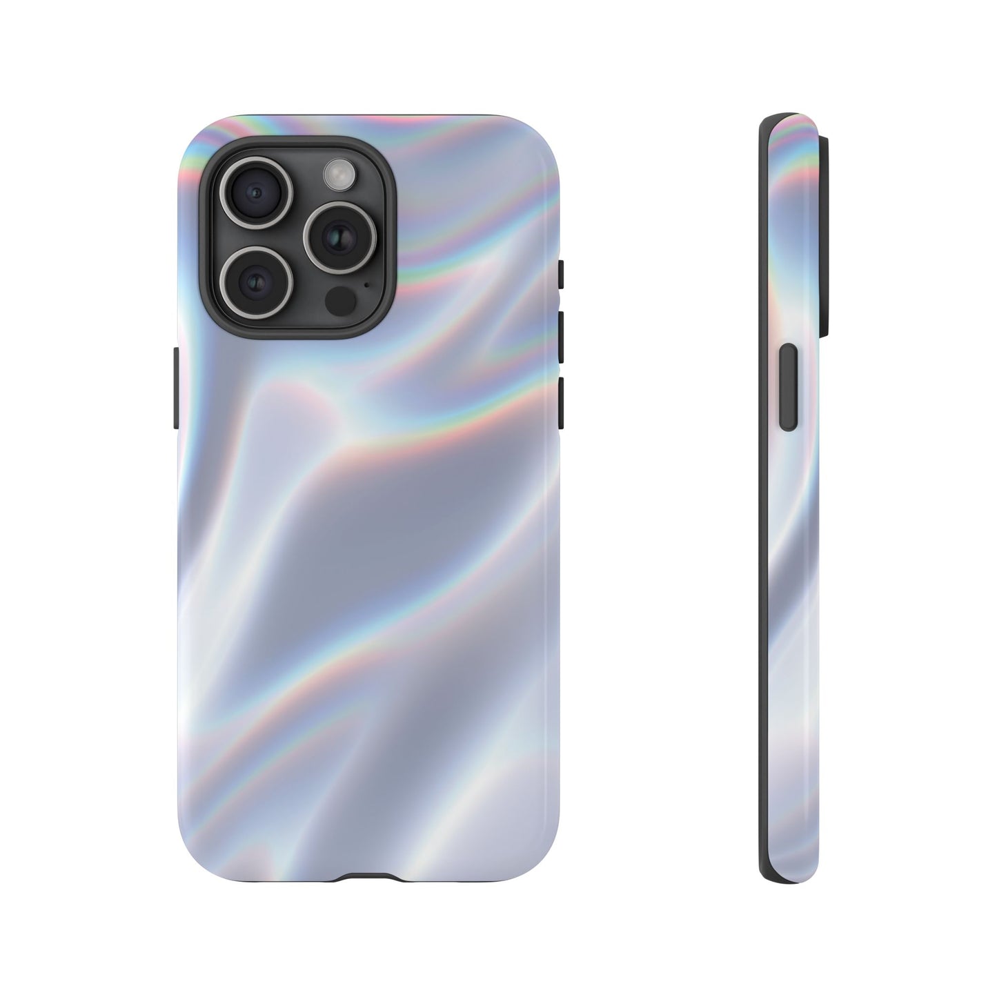 Phone Cases, Holographic Samsung iPhone Accessories, Glossy Unique Design, Gift for Women Teens Self, Holographic Background