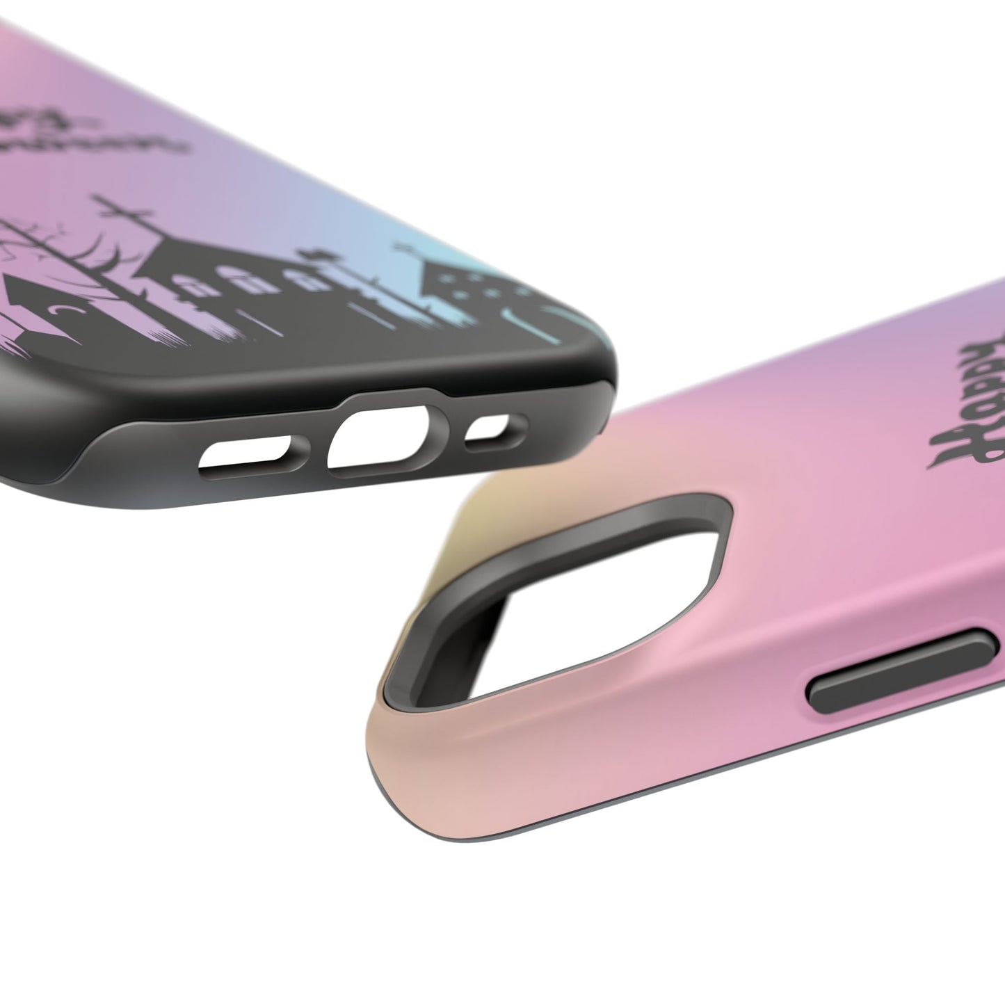 Magnetic Tough Cases, Halloween Gradient Background, Cemetery Halloween Phone Covers, Spooky Magnetic Cases, Ghostly Tough Phone Cases,