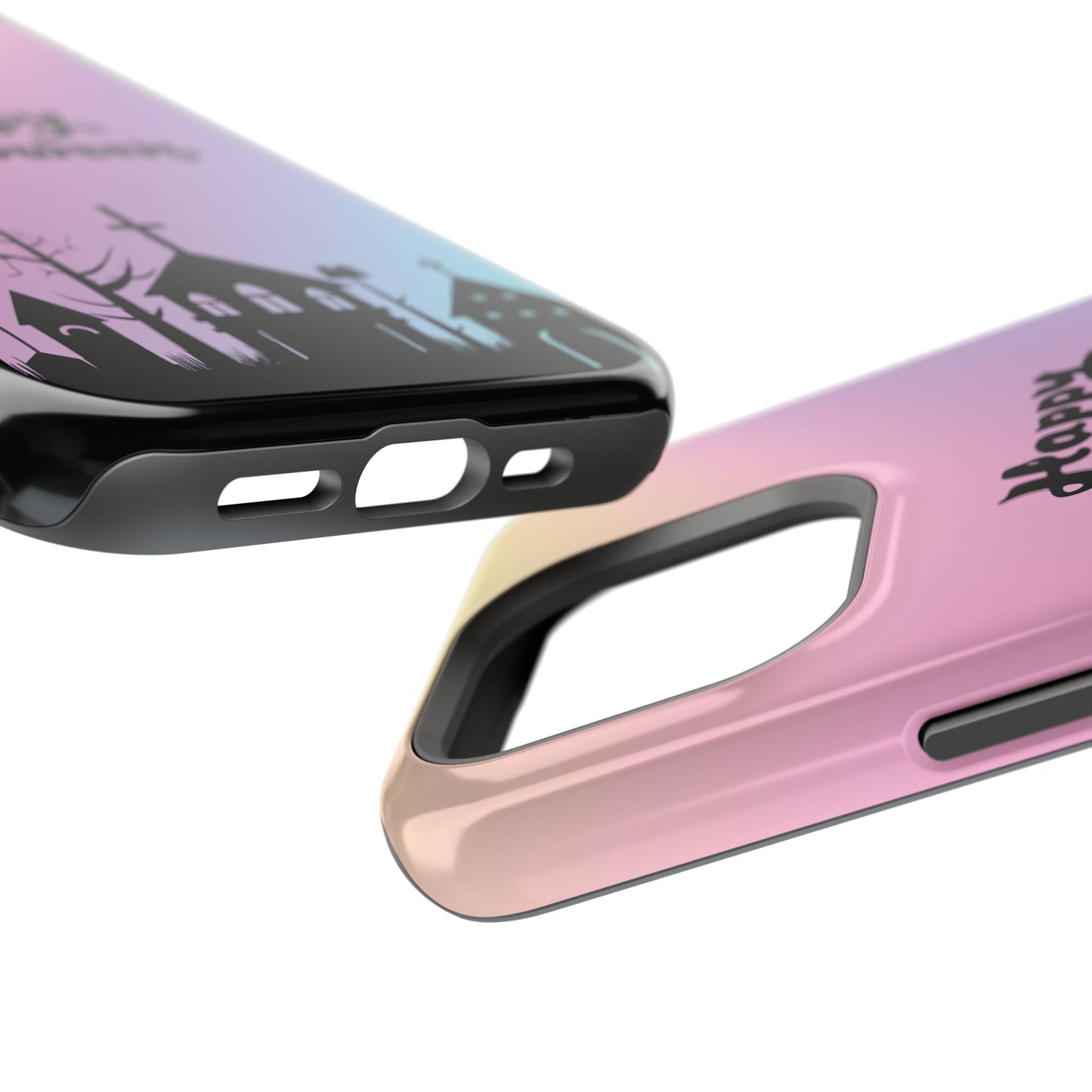 Magnetic Tough Cases, Halloween Gradient Background, Cemetery Halloween Phone Covers, Spooky Magnetic Cases, Ghostly Tough Phone Cases,