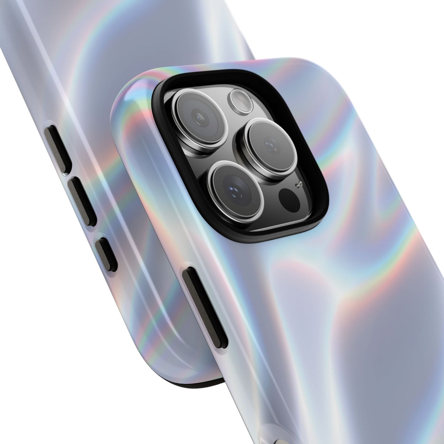 Phone Cases, Holographic Samsung iPhone Accessories, Glossy Unique Design, Gift for Women Teens Self, Holographic Background