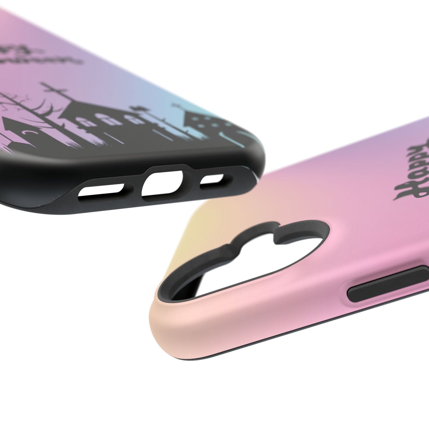 Magnetic Tough Cases, Halloween Gradient Background, Cemetery Halloween Phone Covers, Spooky Magnetic Cases, Ghostly Tough Phone Cases,