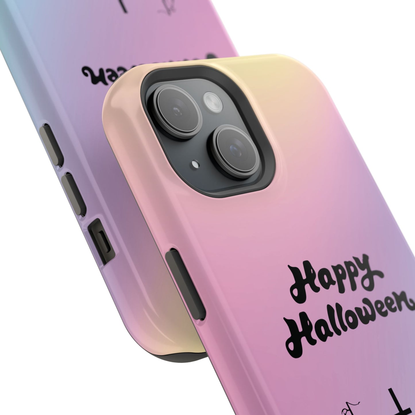 Magnetic Tough Cases, Halloween Gradient Background, Cemetery Halloween Phone Covers, Spooky Magnetic Cases, Ghostly Tough Phone Cases,