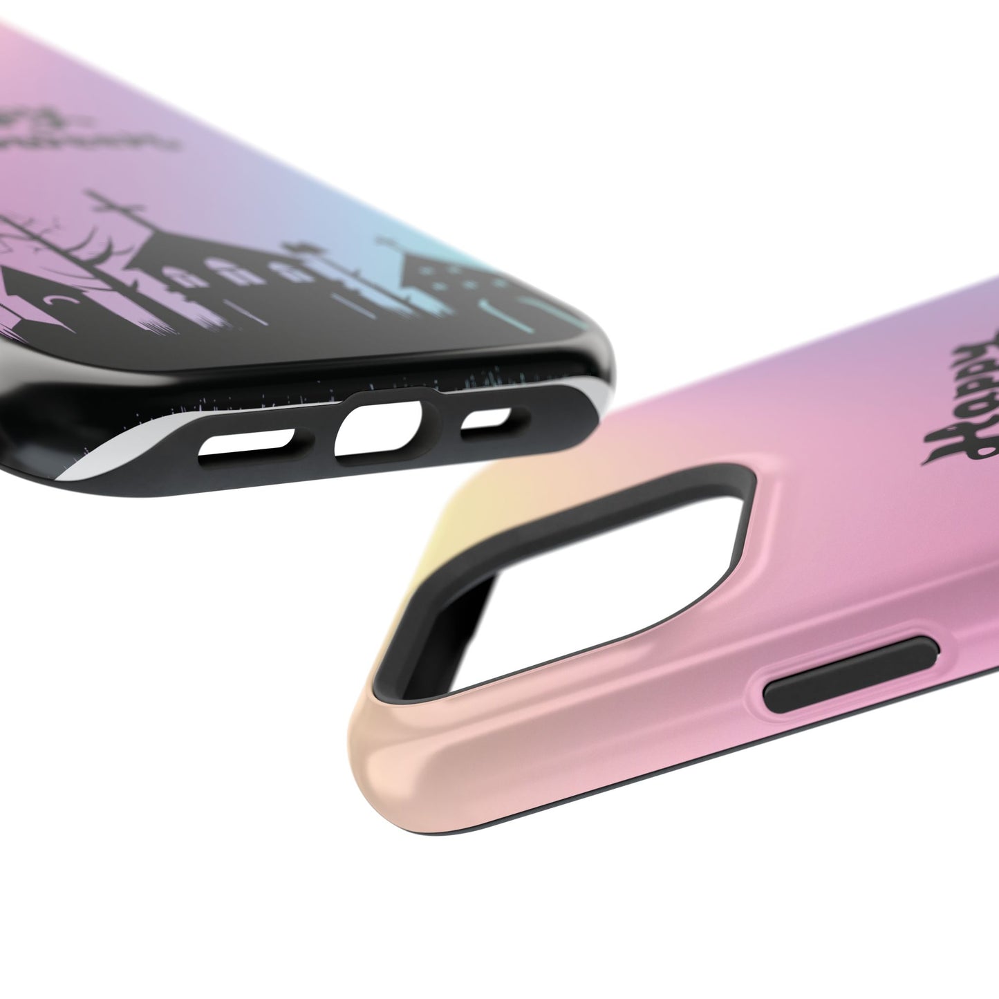 Magnetic Tough Cases, Halloween Gradient Background, Cemetery Halloween Phone Covers, Spooky Magnetic Cases, Ghostly Tough Phone Cases,