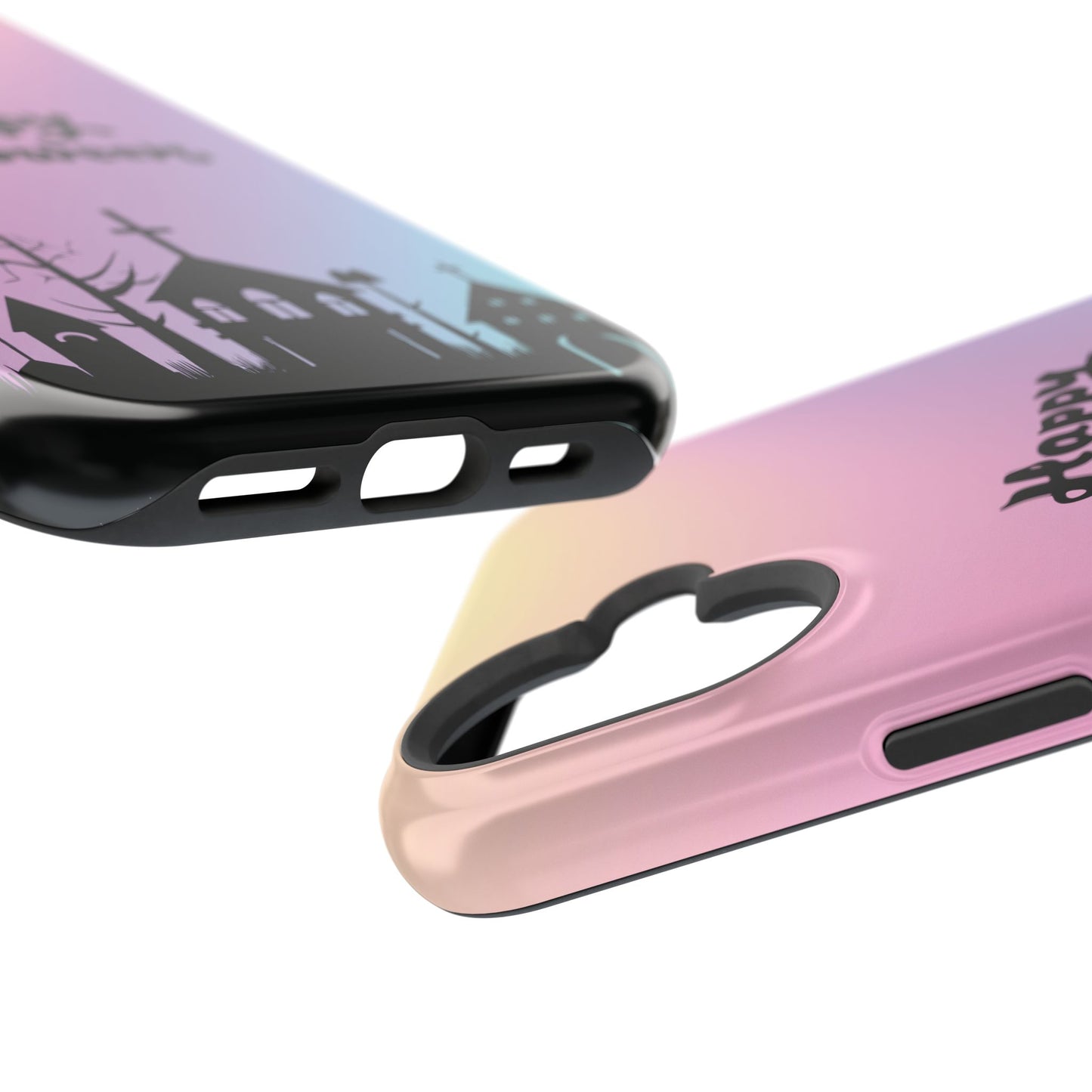 Magnetic Tough Cases, Halloween Gradient Background, Cemetery Halloween Phone Covers, Spooky Magnetic Cases, Ghostly Tough Phone Cases,