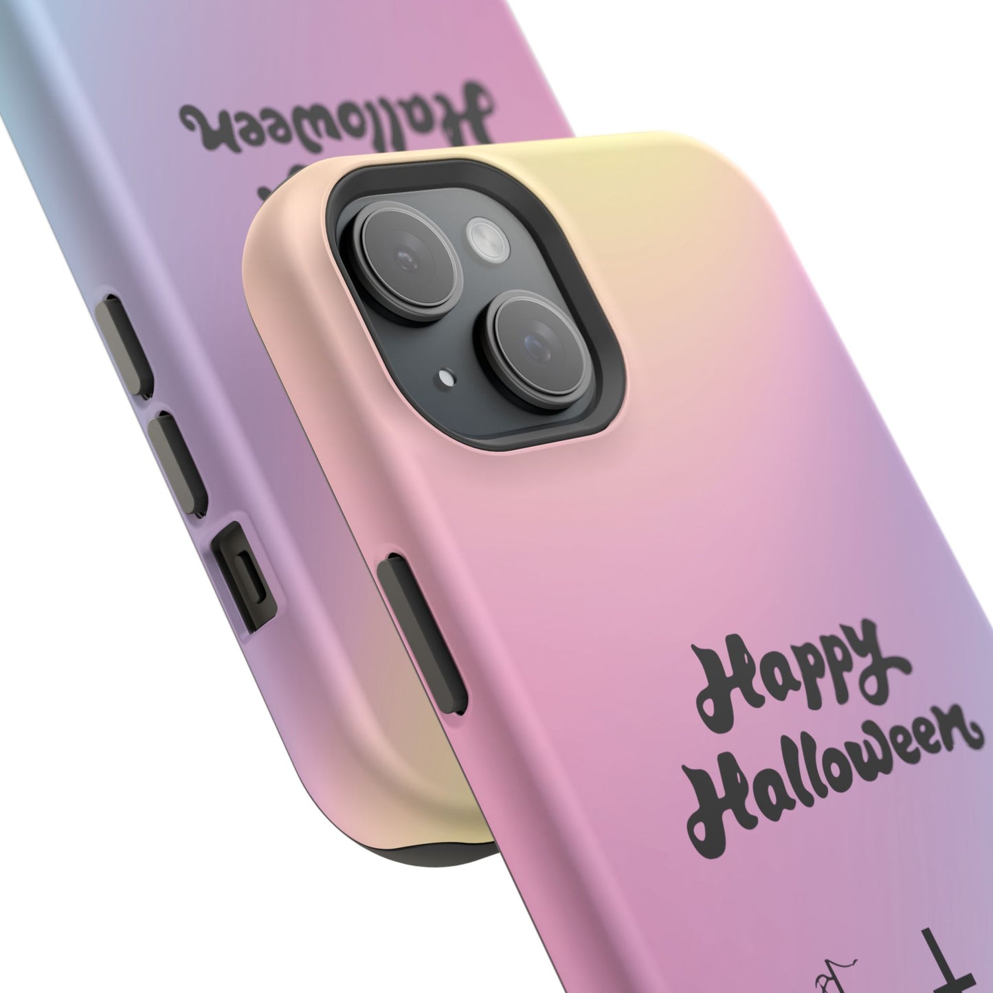 Magnetic Tough Cases, Halloween Gradient Background, Cemetery Halloween Phone Covers, Spooky Magnetic Cases, Ghostly Tough Phone Cases,