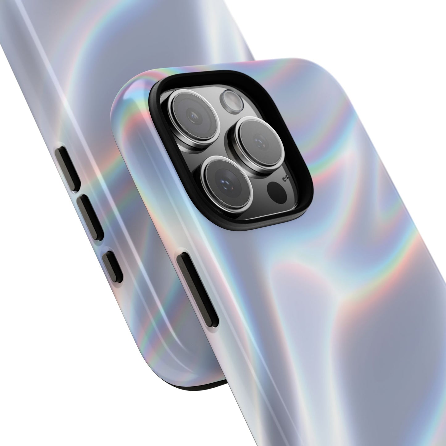 Phone Cases, Holographic Samsung iPhone Accessories, Glossy Unique Design, Gift for Women Teens Self, Holographic Background